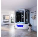 HOME DELUXE Dampfdusche EXCLUSIO Schwarz Dampfsauna Whirlpool Bild 4