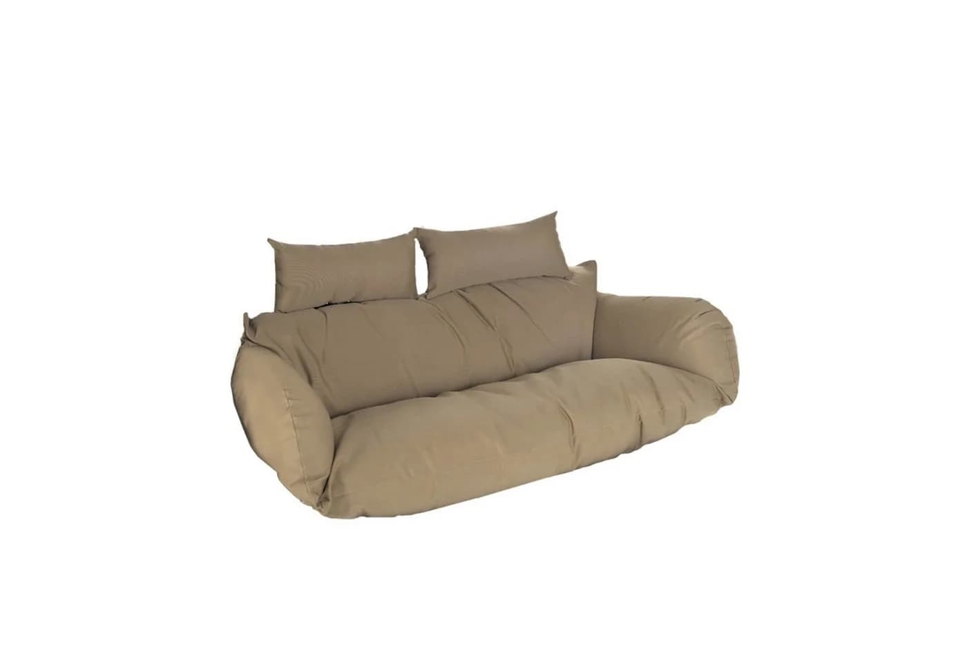 Home Deluxe Auflagekissen Polyrattan Hängesessel TWIN Beige UV-Beständig - Bild 3