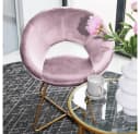 HOME DELUXE Samtstuhl SELESA Rosa Gold Esszimmerstuhl Bild 1