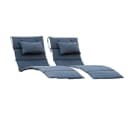 HOME DELUXE Auflagekissen TAIGA Grau - Wasserabweisend mit Kopfkissen Bild 3