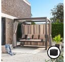 HOME DELUXE Gartenpavillon PROVENCE mit Sonnendach und Kissen Bild 2
