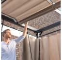 HOME DELUXE Gartenpavillon PROVENCE mit Sonnendach und Kissen Bild 5