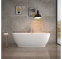 HOME DELUXE Freistehende Badewanne DELIA Weiß Acryl Bild 2