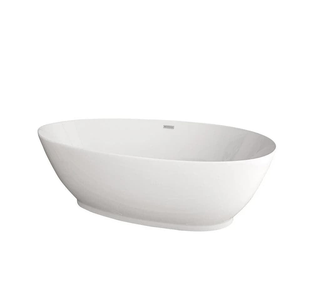 HOME DELUXE Freistehende Badewanne DELIA Weiß Acryl - Bild 3