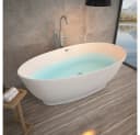 HOME DELUXE Freistehende Badewanne DELIA Weiß Acryl Bild 4