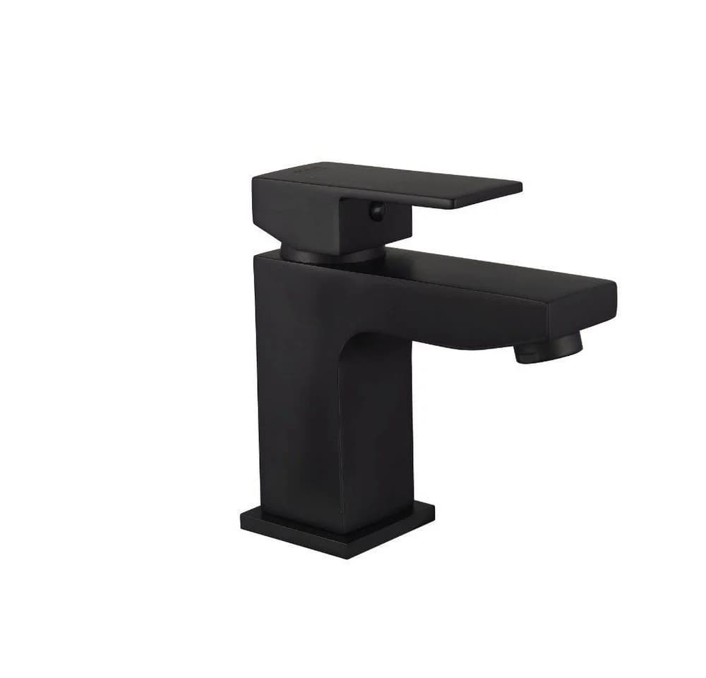 HOME DELUXE Waschtischarmatur AQUATIC Schwarz/Silber Messing - Bild 2