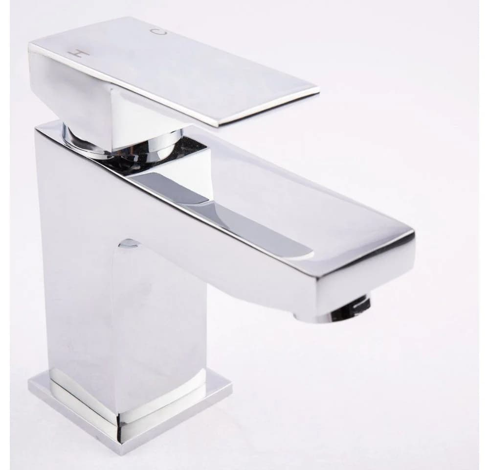 HOME DELUXE Waschtischarmatur AQUATIC Silber Messing - Bild 3