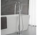 HOME DELUXE Standarmatur MOON Schwarz/Silber Komplettset für Badewannen Bild 1