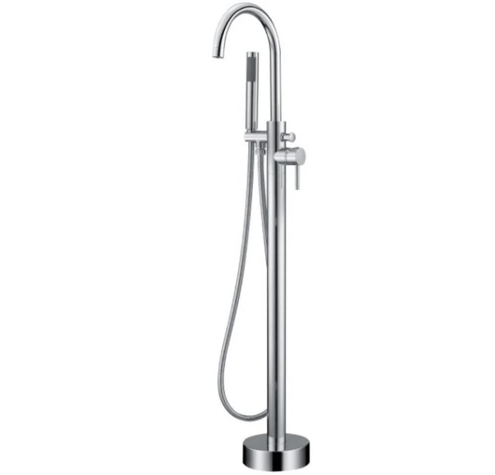 HOME DELUXE Standarmatur MOON Schwarz/Silber Komplettset für Badewannen - Bild 2