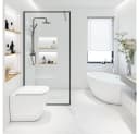 HOME DELUXE Duschwand BAKI Schwarzer Rahmen ESG-Sicherheitsglas Bild 4
