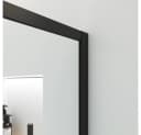 HOME DELUXE Duschwand BAKI Schwarz 10 mm ESG-Glas Aluminium-Rahmen Bild 4