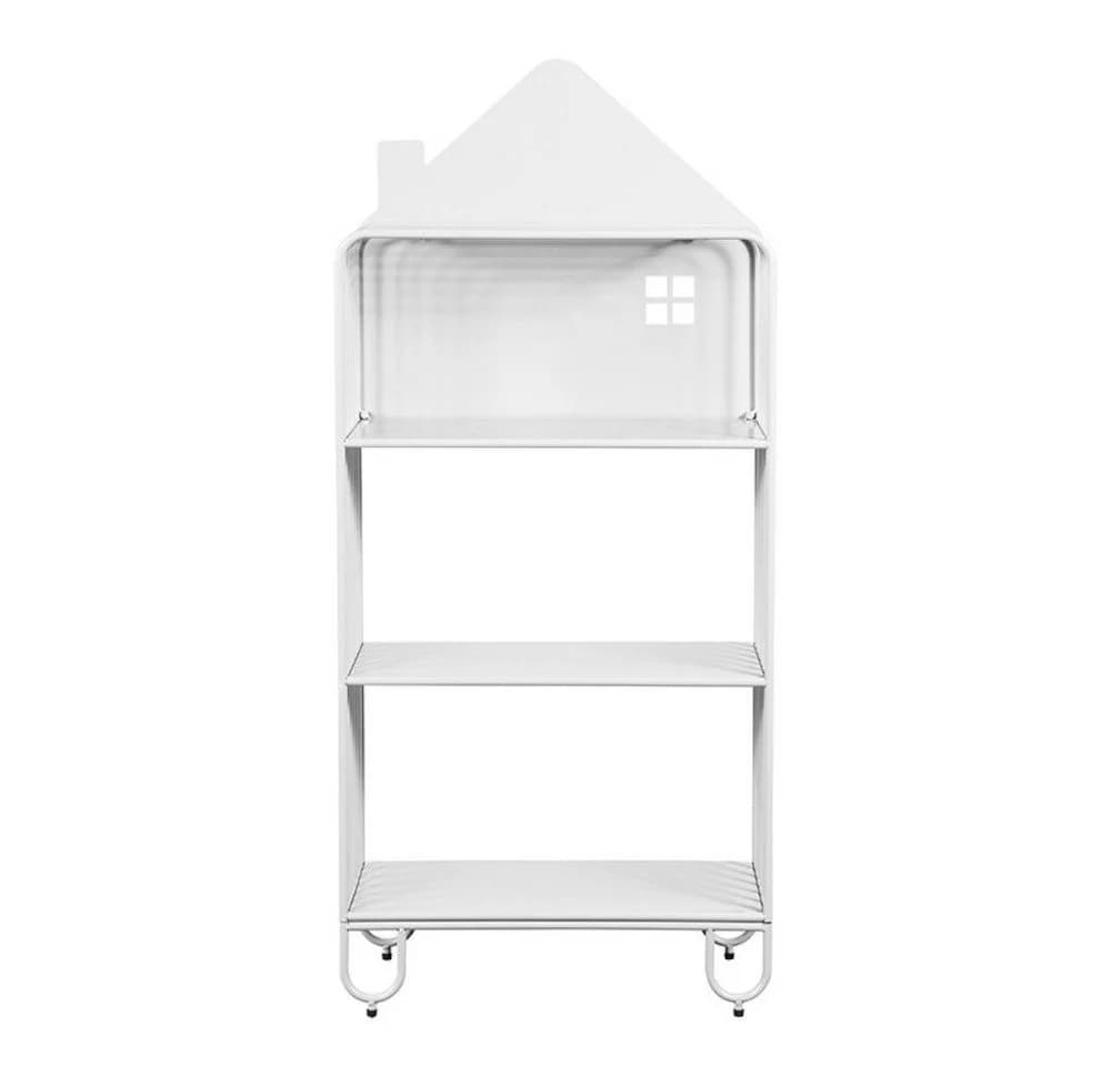 HOME DELUXE Kinderregal TODO M Weiß Metall mit Magnetwand und Boxen - Bild 3