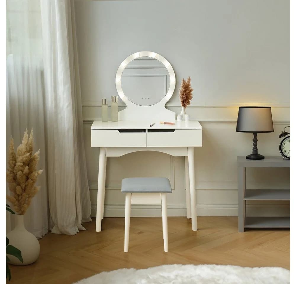HOME DELUXE Schminktisch MIRANDA LED Beleuchtung