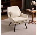 HOME DELUXE Loungesessel ORION Beige mit Metallbeinen Bild 2