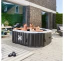 HOME DELUXE Whirlpool DROP Aufblasbar 6 Personen Schwarz Bild 4