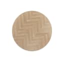 Home Deluxe Couchtisch Rund NOVARA Fishbone Oak MDF Bild 5