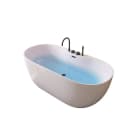 HOME DELUXE Badewanne LENI mit schwarzer Armatur, 170 x 80 x 58 cm Bild 2