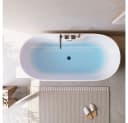 HOME DELUXE Badewanne LENI mit schwarzer Armatur, 170 x 80 x 58 cm Bild 4