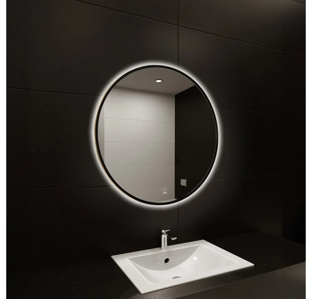 HOME DELUXE Badspiegel LED-Spiegel Rund DUBI - Beschlagfrei & Dimmbar - Bild 3