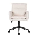 HOME DELUXE CORA Bürostuhl Beige Höhenverstellbar Ergonomisch Bild 3