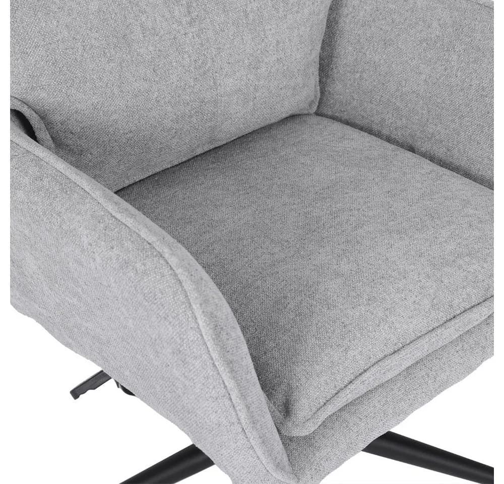 HOME DELUXE CORA Bürostuhl Grau Höhenverstellbar mit Neigungsfunktion - Bild 5