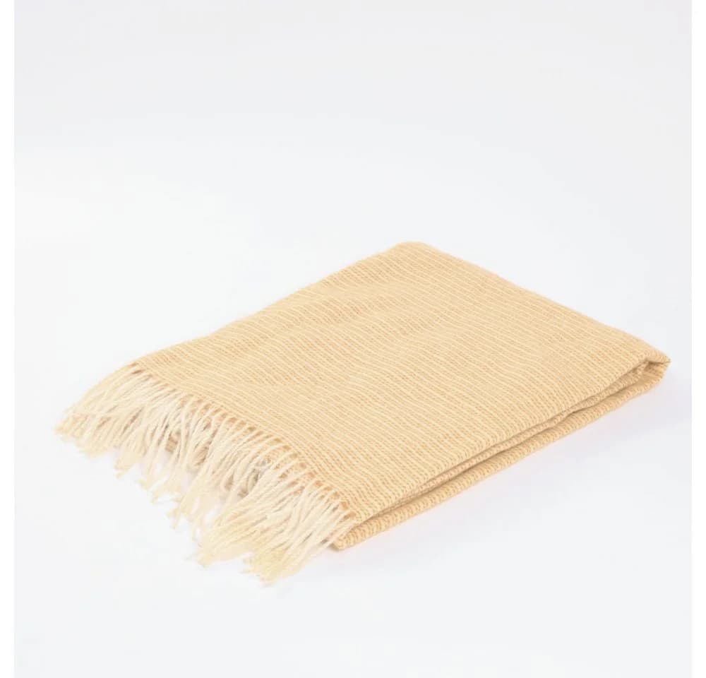 HOME DELUXE Wohndecke MILA Orange 140x200 cm Kuscheldecke - Bild 2