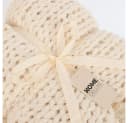 HOME DELUXE Webdecke LIAN Beige Grobstrick Kuscheldecke Bild 3