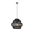 HOME DELUXE Hängeleuchte SIA Rattan Schwarz Bild 3