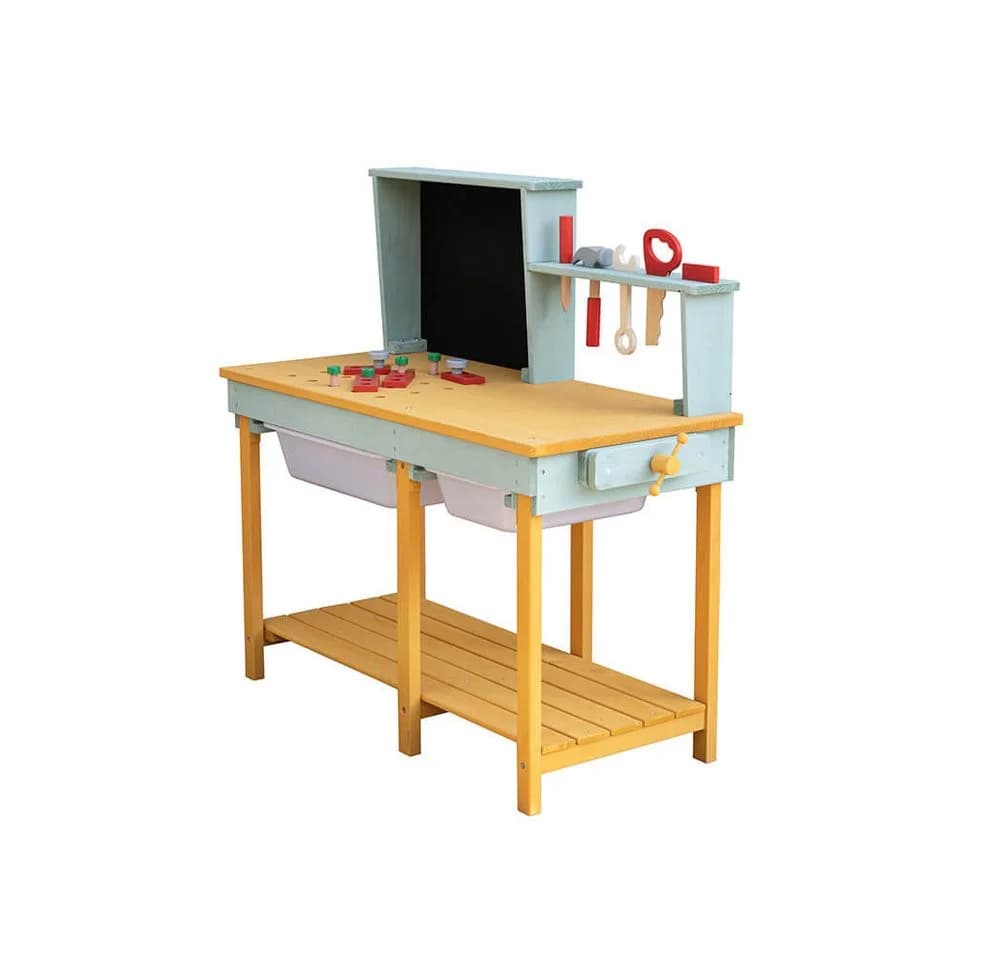 HOME DELUXE Spielwerkbank TOOL Blau Holz Kinderwerkbank - Bild 2
