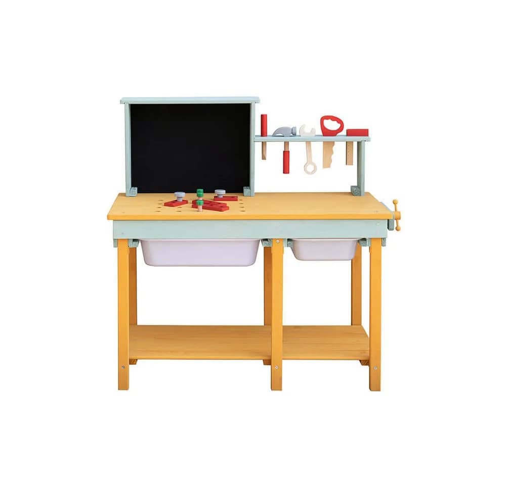 HOME DELUXE Spielwerkbank TOOL Blau Holz Kinderwerkbank - Bild 3