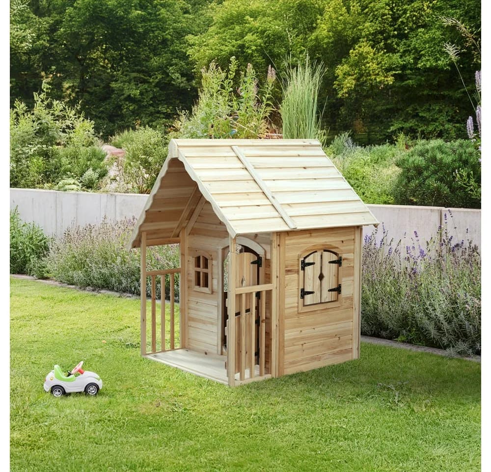 HOME DELUXE Spielhaus KIMI Holz mit Terrasse