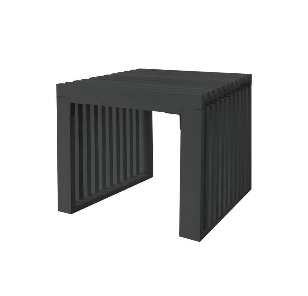 HOME DELUXE Sitzbank LORA Schwarz Massivholz