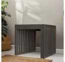 HOME DELUXE Sitzbank LORA Schwarz Massivholz Bild 2