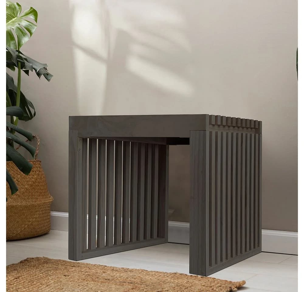 HOME DELUXE Sitzbank LORA Schwarz Massivholz - Bild 2