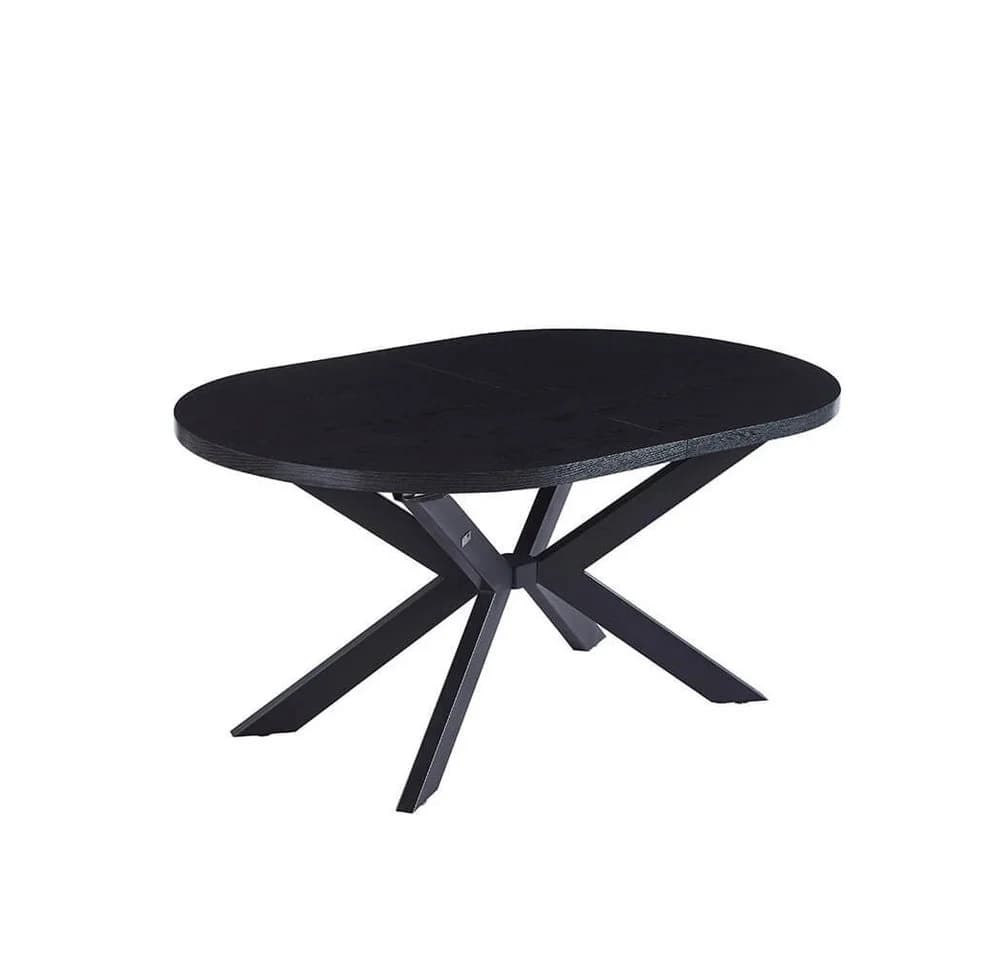 HOME DELUXE Esstisch AVENTI Ausziehbar Dunkelbraun Metallgestell - Bild 2