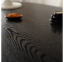 HOME DELUXE Esstisch Oval AVENTIS Light Oak Schwarz Bild 5