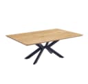 HOME DELUXE Esstisch AVENCIA mit Sternfuß MDF Schwarz Bild 2