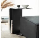 HOME DELUXE Beistelltisch ZIMA Schwarz Stahl Made in Germany Bild 2