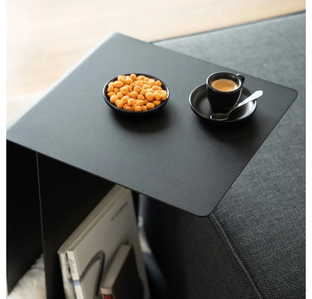 HOME DELUXE Beistelltisch ZIMA Schwarz Stahl Made in Germany - Bild 5