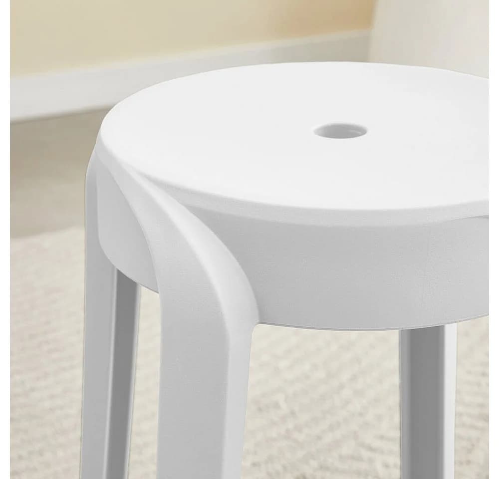 HOME DELUXE Hocker Stapelhocker NIVO (2 St) Esszimmerhocker, Fußhocker, Rund - Bild 3