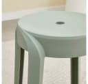 HOME DELUXE Hocker Stapelhocker NIVO 4 St. Esszimmerhocker, Fußhocker, Rund Bild 3