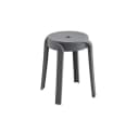 HOME DELUXE Stapelhocker NIVO Grau Polypropylen Bild 2