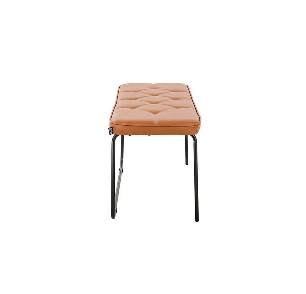 Home Deluxe Retrobank GINO Sitzbank Braun/Cognac PU Leder - Bild 4