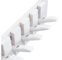 HOME DELUXE Garderobenleiste PORTE, 4 Haken, bewegliche Haken, Garderobe aus Holz Bild 3