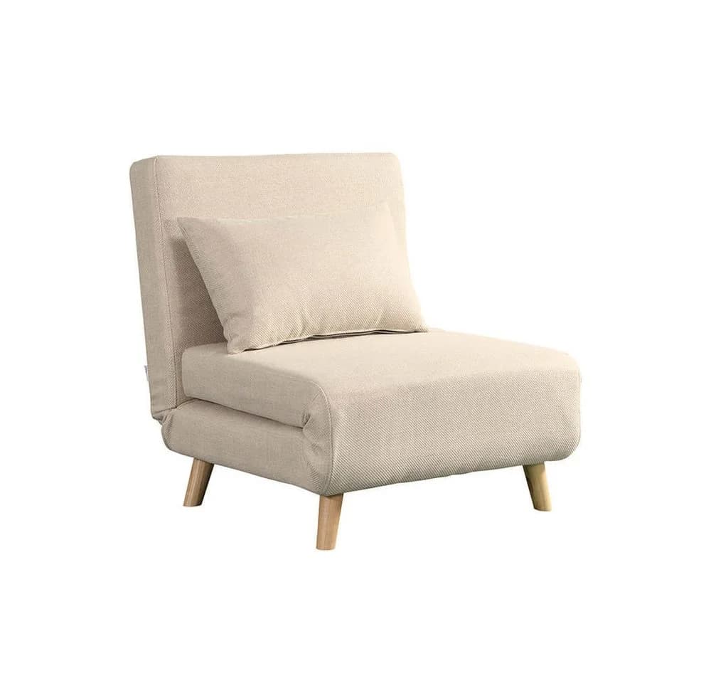 HOME DELUXE Schlafsessel SNOOZE Beige 3-in-1 Design Relaxsessel - Bild 2