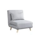 HOME DELUXE Sessel Schlafsessel SNOOZE Grau 3-in-1 Design Bild 2