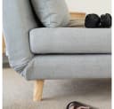 HOME DELUXE Sessel Schlafsessel SNOOZE Grau 3-in-1 Design Bild 5