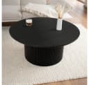 HOME DELUXE Couchtisch Rund ADELINA Dark Oak Japandi Bild 1