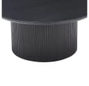 HOME DELUXE Couchtisch Rund ADELINA Dark Oak Japandi Bild 4