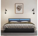 HOME DELUXE LED Familienbett NUBE 270x200 cm Kunstleder Bild 3